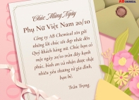💐 AB CHEMICAL CHÚC MỪNG NGÀY PHỤ NỮ VIỆT NAM 20/10 💐
