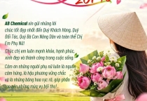 🌸💐 AB CHEMICAL CHÚC MỪNG NGÀY PHỤ NỮ VIỆT NAM 20/10!!!