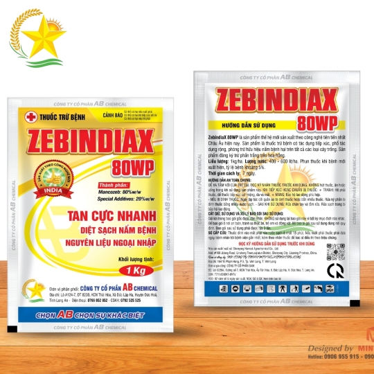 Zebindiax 80WP Vàng - 1KG